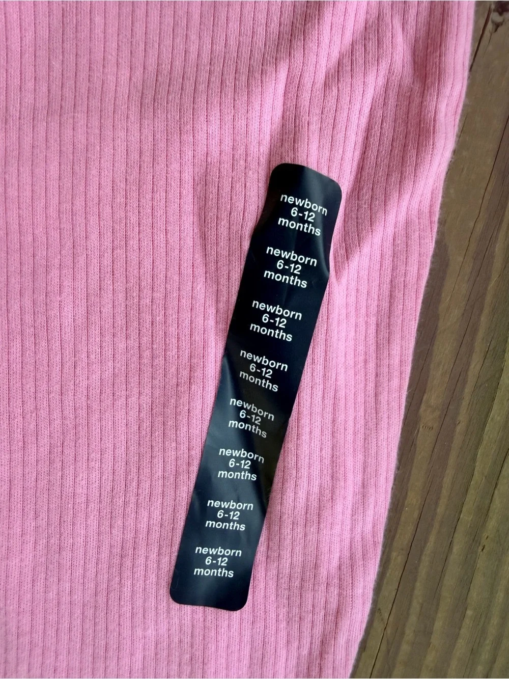 Baby Gap Girls 6-12M Pink Ribbed Pants Ruffle Pocket NWT